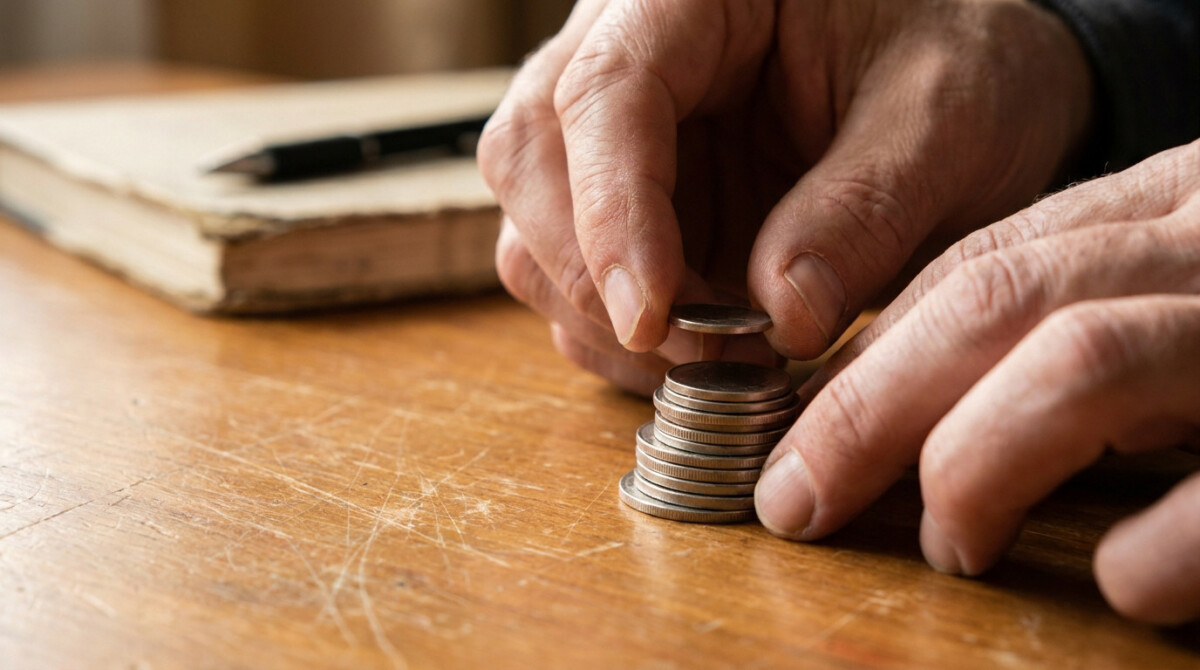 Coins stacked in ascending order representing the debt snowball payoff method