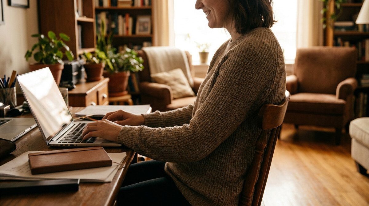 Person feeling relieved after making progress on a debt snowball vs debt avalanche payoff plan