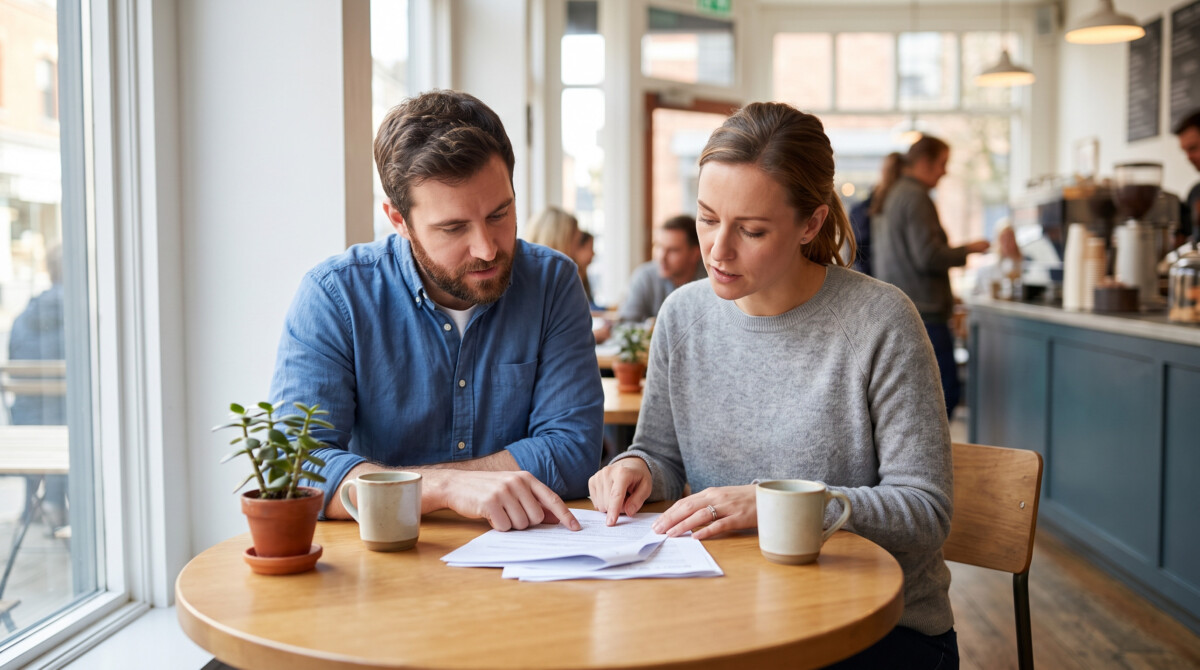value investing vs growth investing — two investors discussing portfolio strategy together